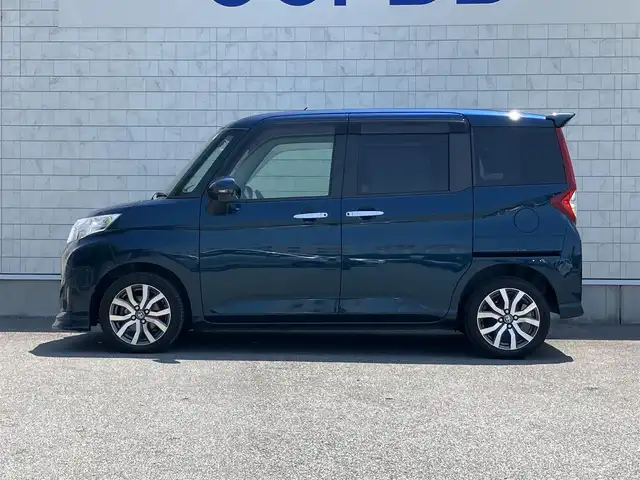 トヨタ ルーミー カスタムG－T 栃木県 2018(平30)年 8.5万km レーザーブルークリスタルシャイン 株)IDOMが運営する【じしゃロン小山店】の自社ローン専用車両になります。こちらは現金またはオートローンご利用時の価格です。自社ローンご希望の方は別途その旨お申付け下さい//禁煙車/純正フルセグナビ/（CD/DVD/Blu-ray/AM/FMラジオ）/(Bluetooth)/スマートキー/バックカメラ/両側パワースライドドア/プリクラッシュブレーキ/車線逸脱警報/クルーズコントロール/ドライブレコーダー/ＥＴＣ/アイドリングストップ/コーナーセンサー/エンジンスターター/ステアリングリモコン/後部席サンシェード/電動格納ドアミラー/パワーウインドウ/防眩ミラー/オートライト