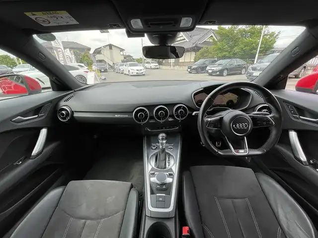 アウディ ＴＴクーペ 2．0 TFSI クワトロ 栃木県 2016(平28)年 3.6万km ブリリアントレッド Sラインパッケージ/アドバンストキー /バーチャルコックピット/ハーフレザーシート /パワーシート /フルセグTV/バックカメラ/ナビ/ETC/リヤパーキングエイド /パドルシフト/LEDヘッドライト/オートライト