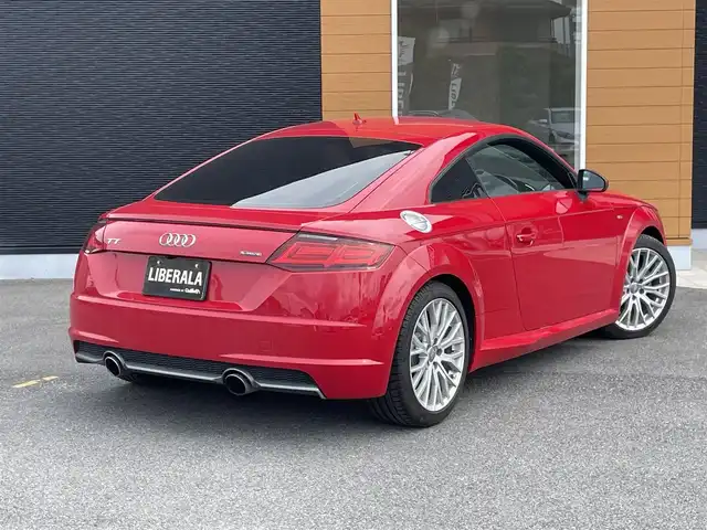 アウディ ＴＴクーペ 2．0 TFSI クワトロ 栃木県 2016(平28)年 3.6万km ブリリアントレッド Sラインパッケージ/アドバンストキー /バーチャルコックピット/ハーフレザーシート /パワーシート /フルセグTV/バックカメラ/ナビ/ETC/リヤパーキングエイド /パドルシフト/LEDヘッドライト/オートライト