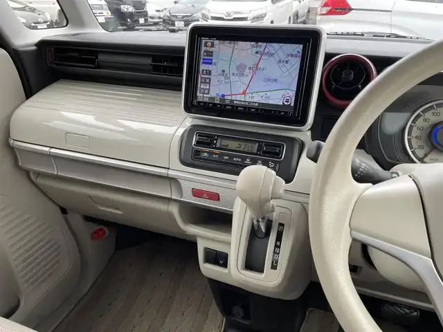 スズキ スペーシア HYBRID X 福島県 2019(令1)年 2.2万km チアフルピンクメタリック/ホワイト2トーンルーフ ワンオーナー/両側パワースライドドア/純正ディーラーOPナビ・フルセグTV/DVD/CD/USB/SD/Bluetooth/純正14インチアルミホイール/セーフティサポート（予防安全技術）/・デュアルセンサーブレーキサポート/・車線逸脱警報機能/・先行車発進お知らせ機能/・後退時ブレーキサポート/・リアパーキングセンサー/・誤発進抑制機能/・ふらつき警報機能/・ハイビームアシスト/・後方誤発信抑制機能/LEDライト/ルーフレール/右前シートヒーター/スマートキー2個/プッシュスタート/新車時保証書/取扱説明書/ナビ取扱説明書