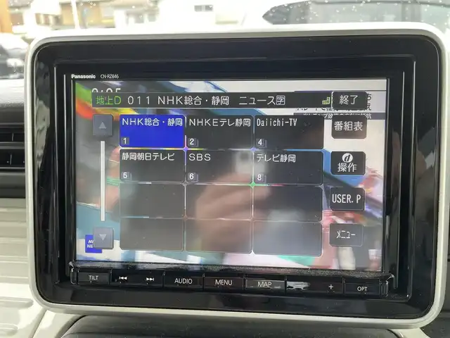 スズキ スペーシア HYBRID X 福島県 2019(令1)年 2.2万km チアフルピンクメタリック/ホワイト2トーンルーフ ワンオーナー/両側パワースライドドア/純正ディーラーOPナビ・フルセグTV/DVD/CD/USB/SD/Bluetooth/純正14インチアルミホイール/セーフティサポート（予防安全技術）/・デュアルセンサーブレーキサポート/・車線逸脱警報機能/・先行車発進お知らせ機能/・後退時ブレーキサポート/・リアパーキングセンサー/・誤発進抑制機能/・ふらつき警報機能/・ハイビームアシスト/・後方誤発信抑制機能/LEDライト/ルーフレール/右前シートヒーター/スマートキー2個/プッシュスタート/新車時保証書/取扱説明書/ナビ取扱説明書