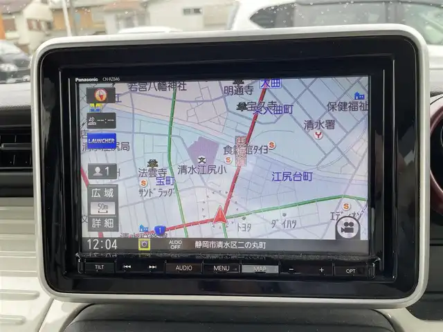 スズキ スペーシア HYBRID X 福島県 2019(令1)年 2.2万km チアフルピンクメタリック/ホワイト2トーンルーフ ワンオーナー/両側パワースライドドア/純正ディーラーOPナビ・フルセグTV/DVD/CD/USB/SD/Bluetooth/純正14インチアルミホイール/セーフティサポート（予防安全技術）/・デュアルセンサーブレーキサポート/・車線逸脱警報機能/・先行車発進お知らせ機能/・後退時ブレーキサポート/・リアパーキングセンサー/・誤発進抑制機能/・ふらつき警報機能/・ハイビームアシスト/・後方誤発信抑制機能/LEDライト/ルーフレール/右前シートヒーター/スマートキー2個/プッシュスタート/新車時保証書/取扱説明書/ナビ取扱説明書