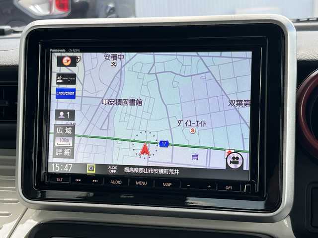 スズキ スペーシア HYBRID X 福島県 2019(令1)年 2.2万km チアフルピンクメタリック/ホワイト2トーンルーフ ワンオーナー/両側パワースライドドア/純正ディーラーOPナビ・フルセグTV/DVD/CD/USB/SD/Bluetooth/純正14インチアルミホイール/セーフティサポート（予防安全技術）/・デュアルセンサーブレーキサポート/・車線逸脱警報機能/・先行車発進お知らせ機能/・後退時ブレーキサポート/・リアパーキングセンサー/・誤発進抑制機能/・ふらつき警報機能/・ハイビームアシスト/・後方誤発信抑制機能/LEDライト/ルーフレール/右前シートヒーター/スマートキー2個/プッシュスタート/新車時保証書/取扱説明書/ナビ取扱説明書