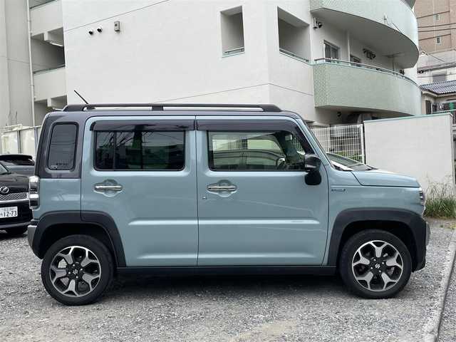 スズキ ハスラー Jスタイル ターボ 東京都 2021(令3)年 2.6万km オフブルーメタリック/ガンメタリック2トーンルーフ ワンオーナー/４ＷＤ/ターボ/純正ＨＤＤナビ/(フルセグ/DVD)/全方位モニター/前方ドライブレコーダー/前席シートヒーター/スズキ セーフティ サポート/・アダプティブクルーズコントロール/・デュアルカメラブレーキサポート/・誤発進抑制機能/・車線逸脱警報機能/・ふらつき警報機能/・先行車発進お知らせ機能/・ハイビームアシスト/・後退時ブレーキサポート/・後方誤発進抑制機能/・リヤパーキングセンサー/横滑り防止機能/純正１５インチアルミホイール/パドルシフト/LEDライト/スマートキー/スペアキー1本/保証書/取扱説明書