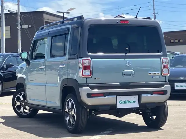 スズキ ハスラー Jスタイル ターボ 道南・函館 2021(令3)年 2.6万km オフブルーメタリック/ガンメタリック2トーンルーフ ワンオーナー/ターボ/純正メモリナビ/(フルセグTV/Bluetooth/DVD/USB)/全方位モニター/全方位ドライブレコーダー/前席シートヒーター/スズキ セーフティ サポート/・アダプティブクルーズコントロール/・デュアルカメラブレーキサポート/・誤発進抑制機能/・車線逸脱警報機能/・ふらつき警報機能/・先行車発進お知らせ機能/・ハイビームアシスト/・後退時ブレーキサポート/・後方誤発進抑制機能/・リヤパーキングセンサー/ダウンヒルアシストコントロール/横滑り防止機能/純正１５インチアルミホイール/スマートキー/パドルシフト/純正LEDライト/スペアキー1本/保証書/取扱説明書