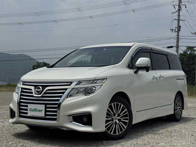 日産 エルグランド 250ハイウェイスターS 兵庫県 2020(令2)年 4.4万km ブリリアントホワイトパール 社外ナビ/10インチフリップダウンモニター/Bluetooth接続可/DVD再生可/フルセグTV/ビルトインETC/サンルーフ/両側パワースライドドア/黒ハーフレザーシート/インテリジェントクルコン/LEDヘッドライト/フォグランプ