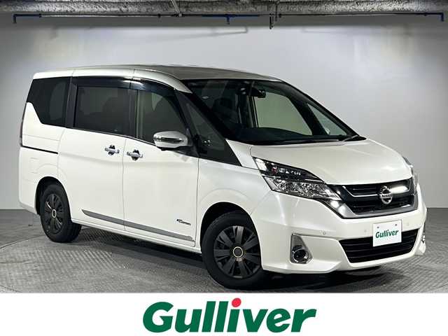 日産 セレナ X 沖縄県 2017(平29)年 5.5万km ブリリアントホワイトパール 県外仕入れ　/禁煙車　/社外ナビ[CN-RE03WD]/（フルセグＴＶ　ＣＤ　ＤＶＤ　Ｂｌｕｅｔｏｏｔｈ）　/１０．１インチフリップダウンモニター　/両側パワースライドドア　/アラウンドビューモニター/ＥＴＣ　/エマージェンシーブレーキ　/ふらつき警報/パーキングアシスト/前後ドライブレコーダー/クルーズコントロール/ステアリングスイッチ/スマートキー/ドアバイザー