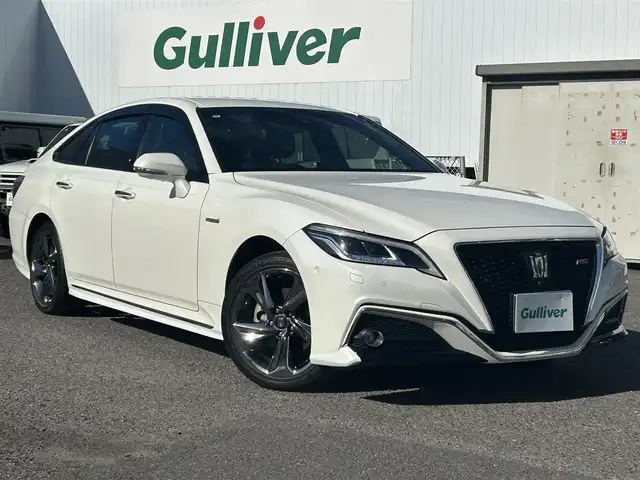トヨタ クラウン ハイブリッド RS アドバンス Four 秋田県 2019(平31)年 5.1万km ホワイトパールクリスタルシャイン ４ＷＤ/純正ナビ/フルセグＴＶ/ＣＤ/ＤＶＤ/ＦＭ・ＡＭ/Ｂｌｕｅｔｏｏｔｈ/ハーフレザーシート/バックカメラ/レーンアシスト/クルーズコントロール追従有/パワーシート/メモリーシート/ドラレコ/ＥＴＣ