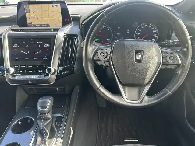 トヨタ クラウン ハイブリッド RS アドバンス Four 秋田県 2019(平31)年 5.1万km ホワイトパールクリスタルシャイン ４ＷＤ/純正ナビ/フルセグＴＶ/ＣＤ/ＤＶＤ/ＦＭ・ＡＭ/Ｂｌｕｅｔｏｏｔｈ/ハーフレザーシート/バックカメラ/レーンアシスト/クルーズコントロール追従有/パワーシート/メモリーシート/ドラレコ/ＥＴＣ