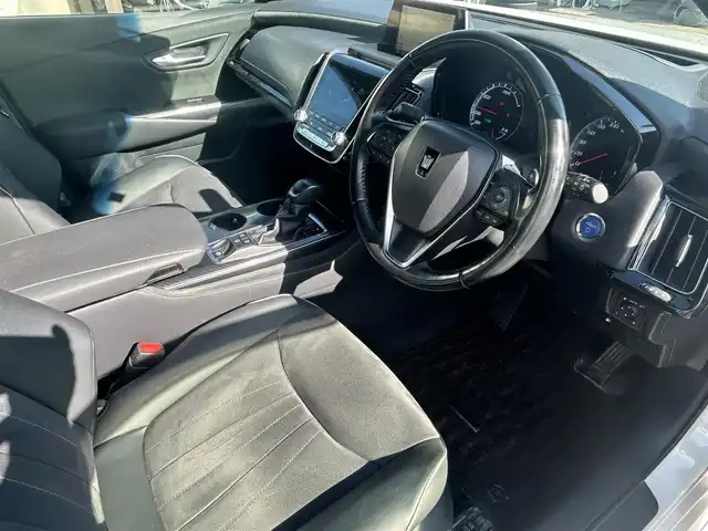 トヨタ クラウン ハイブリッド RS アドバンス Four 秋田県 2019(平31)年 5.1万km ホワイトパールクリスタルシャイン ４ＷＤ/純正ナビ/フルセグＴＶ/ＣＤ/ＤＶＤ/ＦＭ・ＡＭ/Ｂｌｕｅｔｏｏｔｈ/ハーフレザーシート/バックカメラ/レーンアシスト/クルーズコントロール追従有/パワーシート/メモリーシート/ドラレコ/ＥＴＣ