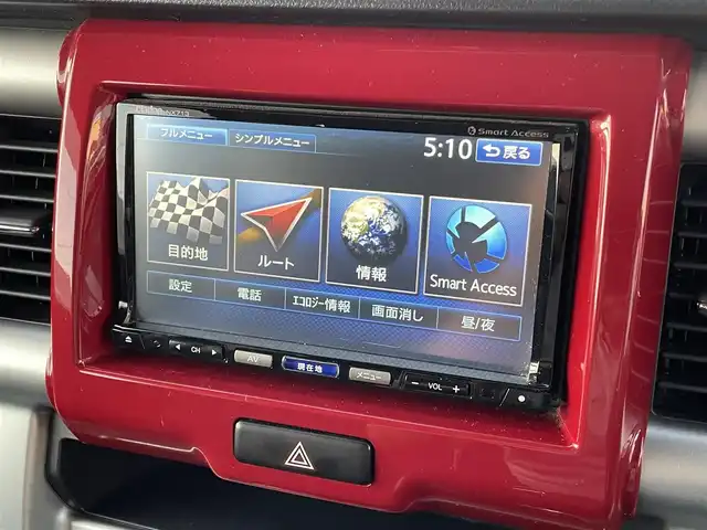 スズキ ハスラー X 群馬県 2014(平26)年 7万km フェニックスレッドパール/ブルーイッシュブラックパール 社外ナビ(NX713)/CD・DVD・SD/BT・USB・ワンセグ/ドライブレコーダー/エンジンスターター/ETC/フォグランプ/横滑り防止装置/衝突軽減ブレーキ/アイドリングストップ/取説・保証書/スマートキー×2