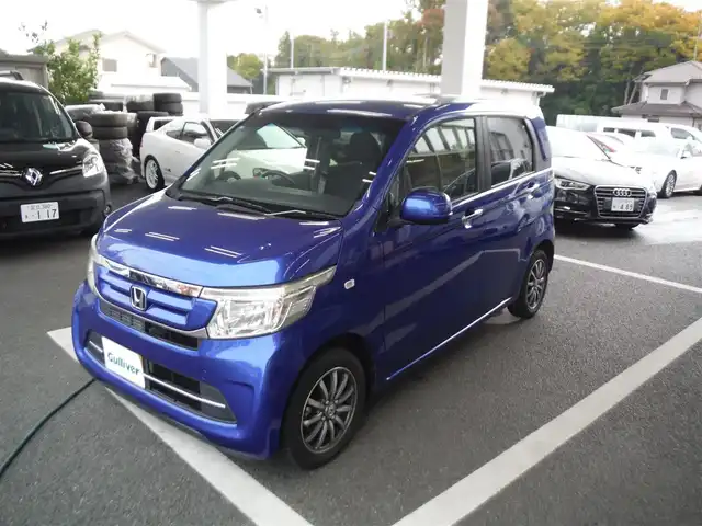 ホンダ Ｎ ＷＧＮ G ターボパッケージ 東京都 2017(平29)年 1.5万km 青 保証書・取説あり/純正ワンセグ・CD・USB/　バックカメラ/　ビルトインETC/アイドリングストップ/オールシーズンタイヤ/スマートキー×2個