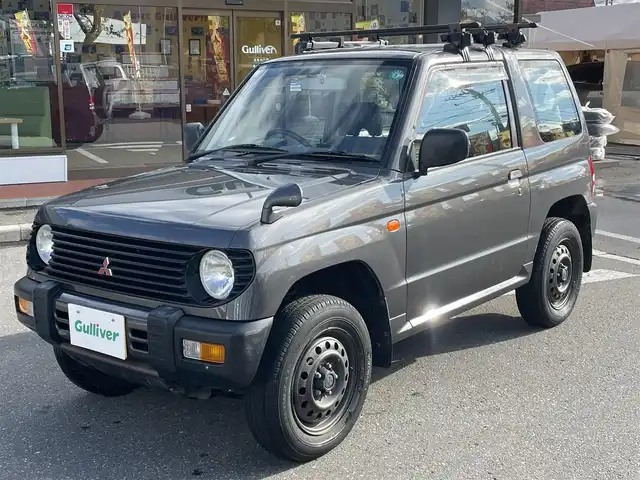 三菱 パジェロ ミニ XR－Ⅰ 長野県 1997(平9)年 4.9万km サーストングレー ５速MT/オーディオレス/ルーフキャリア/スタッドレス積み込み有