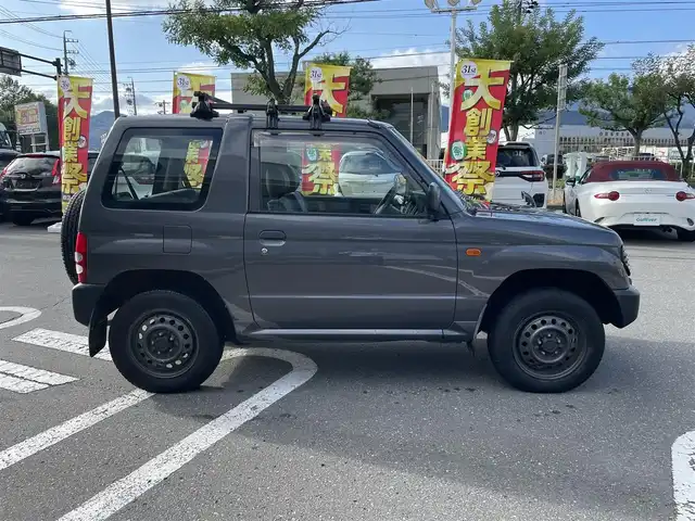 三菱 パジェロ ミニ XR－Ⅰ 長野県 1997(平9)年 4.9万km サーストングレー ５速MT/オーディオレス/ルーフキャリア/スタッドレス積み込み有