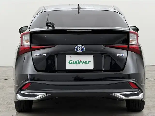 トヨタ プリウス S ツーリングセレ ブラックED 福岡県 2022(令4)年 3.7万km プレシャスブラックパール ワンオーナー　/モデリスタエアロ　/ヘッドレストモニター　/社外ナビ／フルセグＴＶ　/レーダークルコン　/コーナーセンサー　/衝突被害軽減　/レーンキープ　/アクセル踏み間違い防止　/シートヒーター　/社外１７インチＡＷ