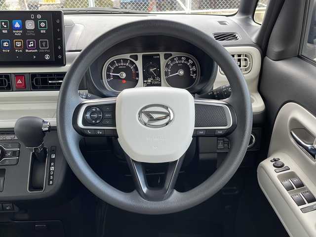 ダイハツ ムーヴ キャンバス ストライプス G 山口県 2023(令5)年 3.2万km シャイニングホワイトパール/アプリコットピンクメタリック 純正9インチディスプレイオーディオ/フルセグTV/バックカメラ/前後ドライブレコーダー/LEDヘッドライト/スマートアシスト/・衝突回避支援ブレーキ機能/・誤発進抑制機能/・車線逸脱抑制機能/・先行車発進お知らせ機能/・コーナーセンサー/・オートハイビーム/スマートキー/プッシュスタート/電動ミラー/両側パワースライドドア/シートヒーター/保証書/スペアキー