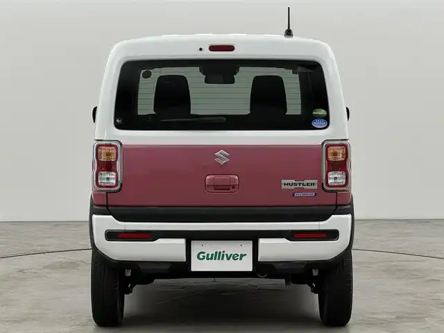 スズキ ハスラー HYBRID G 福岡県 2021(令3)年 4万km チアフルピンクメタリック/ホワイト2トーンルーフ 純正ナビ　/衝突軽減ブレーキ　/レーンキープ　/コーナーセンサー　/横滑り防止装置　/アイドリングストップ　/シートヒーター　/プッシュスタート　/電動格納式ドアミラー　/純正フロアマット　/オートライト　/ドアバイザー