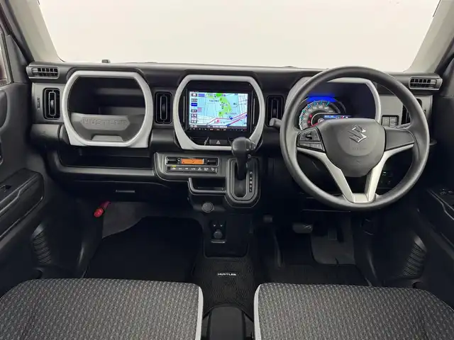 スズキ ハスラー HYBRID G 福岡県 2021(令3)年 4万km チアフルピンクメタリック/ホワイト2トーンルーフ 純正ナビ　/衝突軽減ブレーキ　/レーンキープ　/コーナーセンサー　/横滑り防止装置　/アイドリングストップ　/シートヒーター　/プッシュスタート　/電動格納式ドアミラー　/純正フロアマット　/オートライト　/ドアバイザー