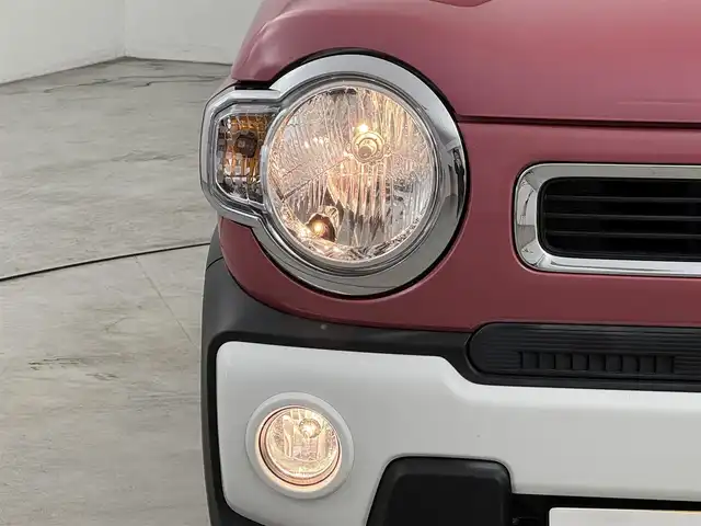 スズキ ハスラー HYBRID G 福岡県 2021(令3)年 4万km チアフルピンクメタリック/ホワイト2トーンルーフ 純正ナビ　/衝突軽減ブレーキ　/レーンキープ　/コーナーセンサー　/横滑り防止装置　/アイドリングストップ　/シートヒーター　/プッシュスタート　/電動格納式ドアミラー　/純正フロアマット　/オートライト　/ドアバイザー