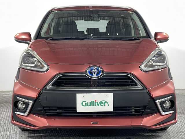 トヨタ シエンタ ハイブリッド G 広島県 2016(平28)年 6.6万km レッドマイカM 社外ナビ　/両側パワースライドドア　/バックカメラ　/オートハイビーム　/フルセグTV　/スマートキー　/モデリスタ　/レーンキープアシスト　/衝突軽減ブレーキ　/LEDヘッドランプ　/オートライト　/フォグランプ　/ETC/純正15インチアルミホイールキャップ(185/60/R15)/エアバック（運転席/助手席）