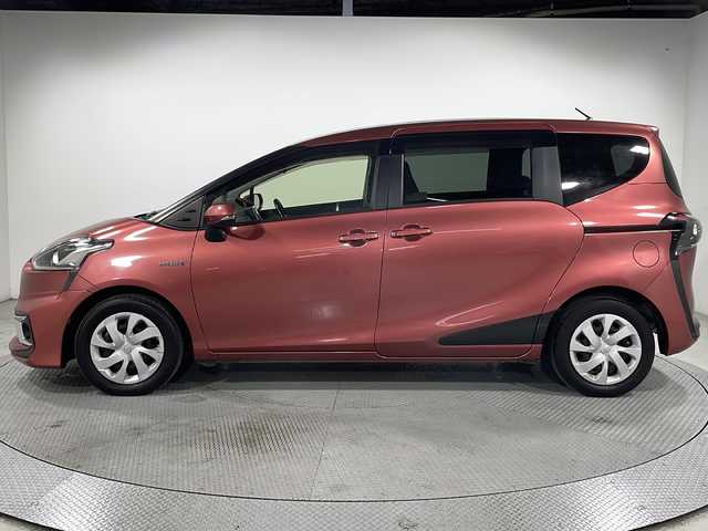 トヨタ シエンタ ハイブリッド G 広島県 2016(平28)年 6.6万km レッドマイカM 社外ナビ　/両側パワースライドドア　/バックカメラ　/オートハイビーム　/フルセグTV　/スマートキー　/モデリスタ　/レーンキープアシスト　/衝突軽減ブレーキ　/LEDヘッドランプ　/オートライト　/フォグランプ　/ETC/純正15インチアルミホイールキャップ(185/60/R15)/エアバック（運転席/助手席）