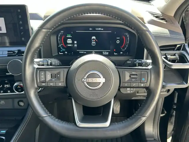 日産 エクストレイル G e－4ORCE 東京都 2022(令4)年 1.6万km ダイヤモンドブラック パノラミックガラスルーフ/BOSEプレミアムサウンドシステム/純正12.3インチディスプレイオーディオナビ/AM・FM/フルセグTV/Bluetooth/ＵＳＢ/　/AppleCarPlay/AndroidAuto//アラウンドビューモニター/ETC2.0/プロパイロット/インテリジェントルームミラー/インテリジェントクルーズコントロール（ハンドル支援）/インテリジェントエマージェンシーブレーキ/踏み間違い衝突防止アシスト/前方衝突予測警報/ふらつき警報/車線逸脱防止支援システム/ヘッドアップディスプレイ/ブラインドスポットモニター/ハンズフリーパワーバックドア/シルバールーフレール/プッシュスタート/革巻きステアリングホイール/純正前後ドライブレコーダー/パーキングアシスト/合皮シート（運転席シートメモリー）/パワーシート/シートヒーター/純正ドライブレコーダー/LEDヘッドライト/LEDフォグランプ/シーケンシャルターンランプ/置くだけ充電/革巻きステアリングホイール/ステアリングヒーター/電動オート格納ミラー/リバース連動機能ミラー/保証書/取扱説明書/スペアキー