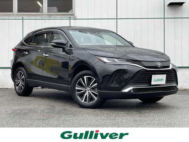 トヨタ ハリアー ハイブリッド G レザーパッケージ 山梨県 2020(令2)年 5.8万km プレシャスブラックパール ワンオーナー/純正8型ナビ(BT/AM/FM)/パワーバックドア/バックモニター/ビルトインETC2.0/レーダークルーズコントロール/クリアランスソナー/セーフティセンス/・プリクラッシュセーフティ/・レーントレーシングアシスト/・アダプティブハイビームシステム/・ロードサインアシスト/ブラインドスポットモニター/パーキングサポートブレーキ/デジタルインナーミラー/プロジェクター式LEDヘッドランプ/本革巻きステアリング/ステアリングヒーター/ステッチ入ブラック革シート/前席パワーシート/快適温熱シート/運転席ポジションメモリー/純正18インチアルミホイール/スマートエントリー/スタートシステム/スペアキー/取扱説明書/保証書