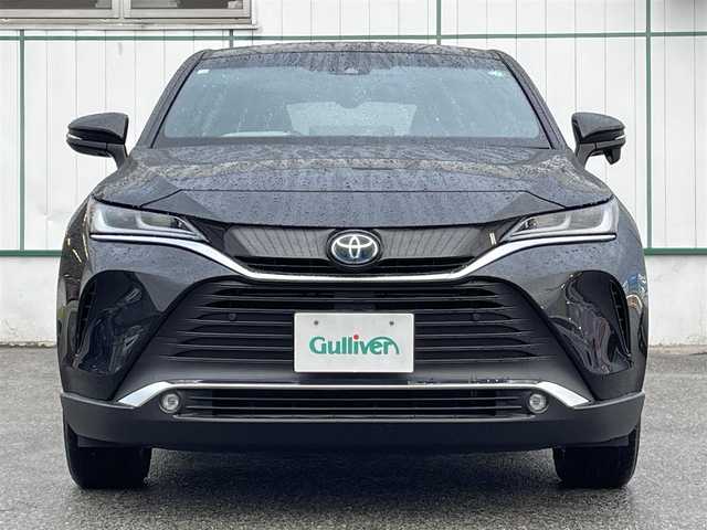 トヨタ ハリアー ハイブリッド G レザーパッケージ 山梨県 2020(令2)年 5.8万km プレシャスブラックパール ワンオーナー/純正8型ナビ(BT/AM/FM)/パワーバックドア/バックモニター/ビルトインETC2.0/レーダークルーズコントロール/クリアランスソナー/セーフティセンス/・プリクラッシュセーフティ/・レーントレーシングアシスト/・アダプティブハイビームシステム/・ロードサインアシスト/ブラインドスポットモニター/パーキングサポートブレーキ/デジタルインナーミラー/プロジェクター式LEDヘッドランプ/本革巻きステアリング/ステアリングヒーター/ステッチ入ブラック革シート/前席パワーシート/快適温熱シート/運転席ポジションメモリー/純正18インチアルミホイール/スマートエントリー/スタートシステム/スペアキー/取扱説明書/保証書