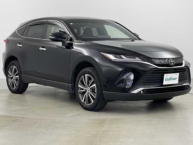 トヨタ ハリアー G 道央・札幌 2020(令2)年 5.6万km ブラック ・ワンオーナー/・4WD/・寒冷地仕様/・純正ナビTV&BT&Miracast/・バックカメラ/・JBLサウンド/・トヨタセーフティセンス/・プリクラッシュセーフティ/・レーンディパーチャーアラート/・オートマチックハイビーム/・リアクロストラフィックアラート/・レーダークルーズコントロール/・デジタルインナーミラー/・パワーシートD席/・パワーバックドア/・ビルトインETC/・LEDヘッドライト/・LEDフォグ/・オートライト/・クリアランスソナー/・スマートキー/・社外17インチAW付スタッドレス積込
