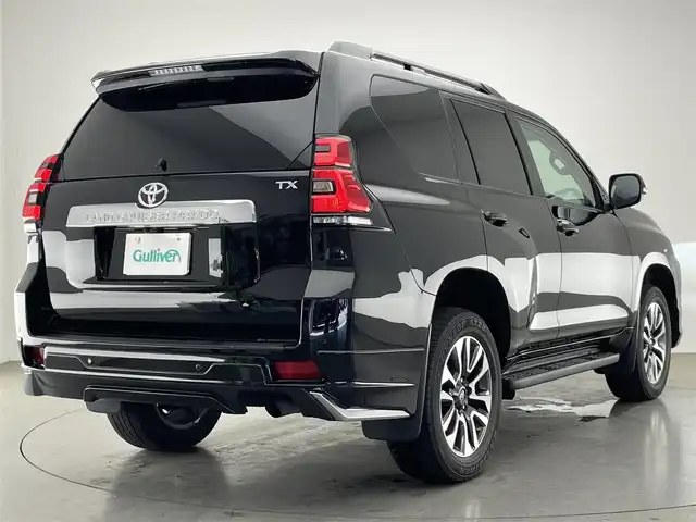 トヨタ ランドクルーザー プラド TX Lパッケージ 愛知県 2023(令5)年 4万km ブラック 純正９型ナビ　フルセグＴＶ　ＨＤＭＩ　DVD　Bluetooth　ムーンルーフ　モデリスタエアロ　純正ＯＰ１９インチＡＷ　黒革　７人乗　バックカメラ　シートヒーター　エアシート　セーフティセンス　衝突軽減　追従クルコン　車線逸脱　コーナーセンサー　LEDオートライト　フォグランプ　シートベンチレーション　ルーフレール　オートハイビーム　TVキャンセラー　禁煙車