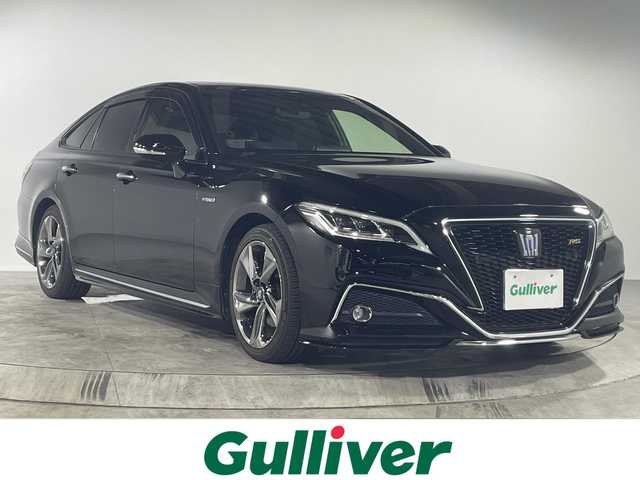 トヨタ クラウン ハイブリッド RS アドバンス 福岡県 2018(平30)年 5.4万km ブラック 純正メモリーナビゲーション/フルセグテレビ/バックカメラ/ブランドスポットモニター/LEDヘッドライト/メモリーシート/シートヒーター/革巻きステアリング/ステアリングスイッチ/オートライト/オートハイビーム/GPSレーダー/ETC/ハーフレザーシート/コーナーセンサー/フロアマット/ドアバイザー
