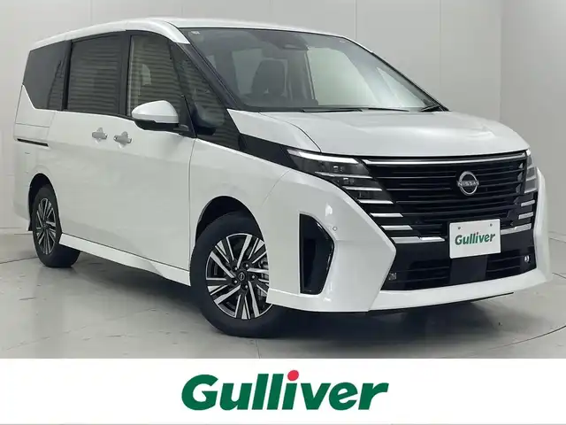 日産 セレナ e－パワー ハイウェイスター V 茨城県 2025(令7)年 0.1千km プリズムホワイト 純正ナビ/フルセグ視聴可/インテリジェンスミラー/ドラレコ/ETC2.0/Bluetooth接続/USB端子/HDMI端子/プロパイロット/全方位カメラ/追従クルコン/純正AW/BSM
