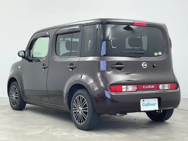 日産 キューブ 15X Vセレクション 新潟県 2018(平30)年 7.8万km ビターショコラ 純正メモリナビ【MC314D-W】/　フルセグTV/Bluetooth/CD/DVD/バックモニター/ビルトインETC/アイドリングストップ/横滑り防止装置/オートライト