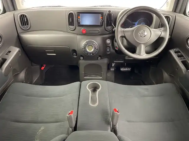 日産 キューブ 15X Vセレクション 新潟県 2018(平30)年 7.8万km ビターショコラ 純正メモリナビ【MC314D-W】/　フルセグTV/Bluetooth/CD/DVD/バックモニター/ビルトインETC/アイドリングストップ/横滑り防止装置/オートライト