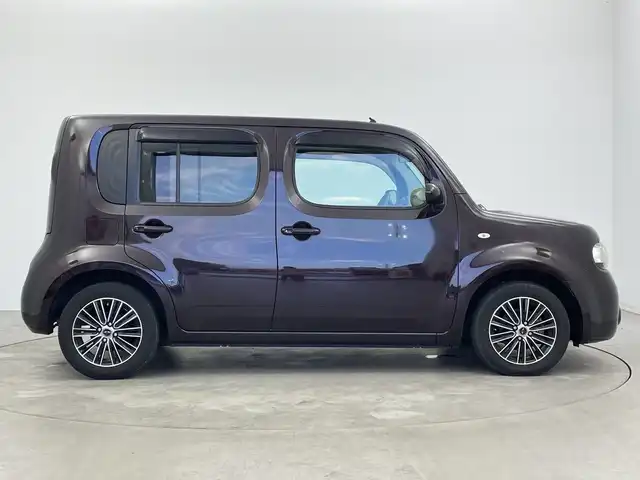 日産 キューブ 15X Vセレクション 新潟県 2018(平30)年 7.8万km ビターショコラ 純正メモリナビ【MC314D-W】/　フルセグTV/Bluetooth/CD/DVD/バックモニター/ビルトインETC/アイドリングストップ/横滑り防止装置/オートライト