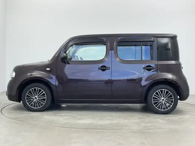 日産 キューブ 15X Vセレクション 新潟県 2018(平30)年 7.8万km ビターショコラ 純正メモリナビ【MC314D-W】/　フルセグTV/Bluetooth/CD/DVD/バックモニター/ビルトインETC/アイドリングストップ/横滑り防止装置/オートライト