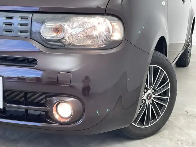 日産 キューブ 15X Vセレクション 新潟県 2018(平30)年 7.8万km ビターショコラ 純正メモリナビ【MC314D-W】/　フルセグTV/Bluetooth/CD/DVD/バックモニター/ビルトインETC/アイドリングストップ/横滑り防止装置/オートライト
