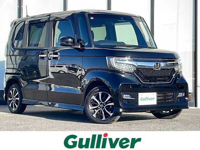 ホンダ Ｎ ＢＯＸ カスタム G L ホンダセンシング 道東・釧路十勝 2018(平30)年 8.8万km クリスタルブラックパール 禁煙車/4WD/ホンダセンシング/クルーズコントロール/レーンキープアシスト/コーナーセンサー/純正ナビ/（Bluetooth/CD/DVD/フルセグ)/バックカメラ/LEDオートライト/オートマチックハイビーム/フォグランプ/DN席シートヒーター/ステアリングスイッチ/ビルトインETC/純正AW/純正フロアマット/電動格納ウィンカーミラー/スマートキー/ドアバイザー