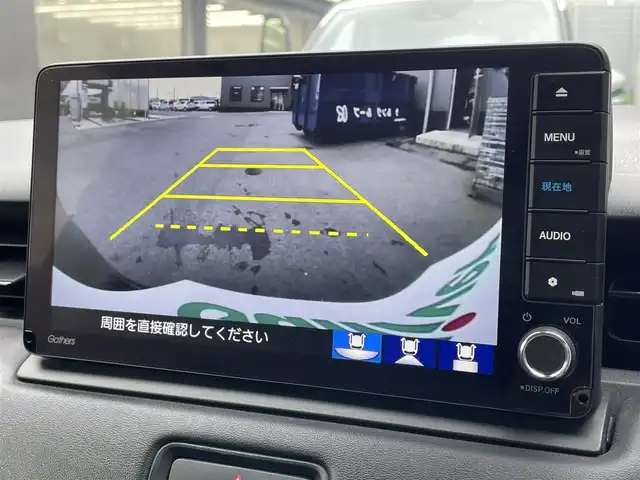 ホンダ ヴェゼル ハイブリッド e:HEV Z 滋賀県 2023(令5)年 1.9万km クリスタルブラックパール 純正９インチナビ/・CD・DVD・Bluetooth・フルセグTV/バックカメラ/ブラインドスポットモニター/ステアリングヒーター/シートヒーター/電動リアゲート/ＬＥＤヘッドライト/ダウンヒルコントロール/前後コーナーセンサー/前後ドラレコ/追従クルーズコントロール/ステアリングヒーター/オートライト/レーンキープアシスト/衝突軽減/横滑り防止/盗難防止/純正18インチAW/スマートキー