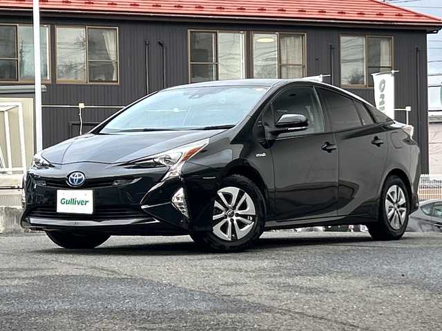 トヨタ プリウス A 宮城県 2016(平28)年 5.2万km アティチュードブラックマイカ 純正ディーラーOPナビ/CD/DVD/SD/BT/フルセグ/バックカメラ/HUD/トヨタセーフティセンス/プリクラッシュセーフティ/レーダークルーズコントロール/レーンキープアシスト/パーキングアシスト/クリアランスソナー/ブラインドスポットモニター/オートハイビーム/LEDヘッドライト/純正アルミ＆スタッドレス/純正アルミ＆ノーマルタイヤ積込/ドライブレコーダー/ビルトインETC/プッシュスタート/スマートキー/スペアキーあり/保証書＆取扱説明書あり