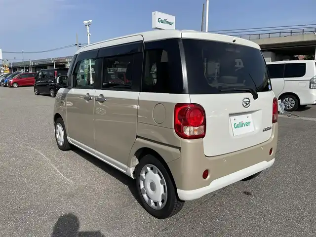 ダイハツ ムーヴ キャンバス X LTD メイクアップ SA Ⅲ 石川県 2018(平30)年 7.2万km ベージュⅡ 社外メモリーナビ/フルセグTV/ドライブレコーダー/LEDヘッドライト/両側パワースライドドア/スマートアシスト3/スマートキー/プッシュスタート/電動ミラー/ETC/コーナーセンサー/保証書