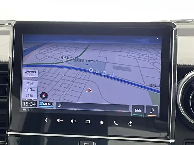 スズキ スペーシア カスタム HYBRID XS ターボ 群馬県 2023(令5)年 2.9万km ピュアホワイトパール/ブラック2トーン 純正ナビ　全方位カメラ　衝突軽減　アダプティブクルーズコントロール　レーンアシスト　両側パワースライド　横滑り　アイドリングストップ　ドラレコ　シートヒーター　障害物センサー　スマートキー　禁煙車