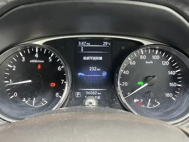 日産 エクストレイル 20X エマージェンシーブレーキ 鹿児島県 2015(平27)年 9.7万km ダイヤモンドブラック 純正ナビ（MC315D-W ）/純正CD/DVD再生可能/フルセグTV/Bluetoothオーディオ/バックカメラ/オートエアコン/純正フロアマット/前後コーナーセンサー/オートライト/エマージェンシーブレーキ/プッシュスタート/スマートキー/前後コーナーセンサー/取扱説明書/スペアキー1本（スマートキー）