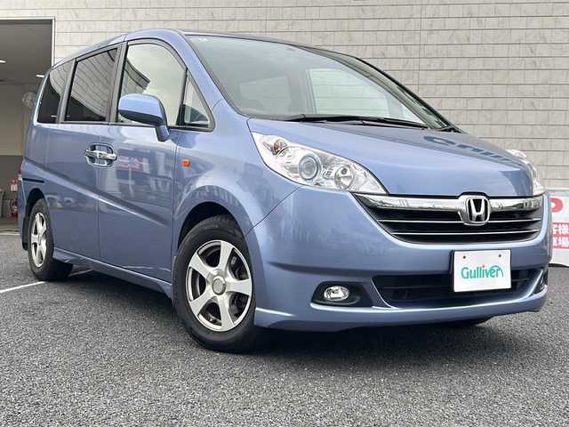 ホンダ ステップワゴン G Lパッケージ 千葉県 2006(平18)年 13万km スカイミストメタリック ワンオーナー/純正HDDナビ/CD・DVD・FM・AM/バックカメラ/ETC/両側パワースライドドア/スペアキー/純正マット/純正カーテン/ステアリングスイッチ/３列シート/ガラスルーフ/取扱説明書/保証書