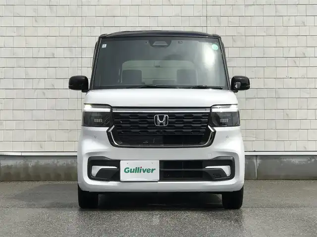 ホンダ Ｎ ＢＯＸ カスタム コーディネートスタイル 富山県 2024(令6)年 0.9万km プラチナホワイトパール 純正8型ナビ（VXM-245ZFEi)/フルセグTV／Bluetooth/バックカメラ/両側パワースライドドア/追従クルーズコントロール/レーンキープアシスト/コーナーセンサー/ハーフレザーシート/シートヒーター/ETC/スマートキー/プッシュスタート/オートライト/LEDヘッドライト/ドライブレコーダー/純正AW14インチ/純正フロアマット/ドアバイザー/スペアキー1本/保証書／取説有り