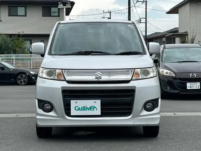 スズキ ワゴンＲ スティングレー X 静岡県 2010(平22)年 5.4万km シルキーシルバーメタリック スマートキー/純正アルミ/CDチェンジャー/プッシュスタート/パワーステアリング/パワーウインドウ/オートエアコン/社外フロアマット/ベンチシート/ABS/ダブルエアバッグ/ハロゲンヘッドライト