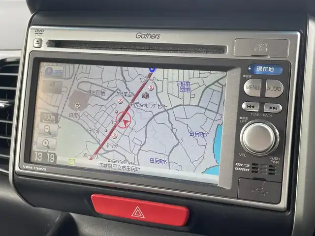 ホンダ Ｎ ＢＯＸ カスタム G Lパッケージ 茨城県 2012(平24)年 11.9万km クリスタルブラックパール 純正ナビ/(AM/FM/CD/DVD/BT)/フルセグTV/バックカメラ/左側パワースライド/純正アルミホイール付きサマータイヤ積み込み