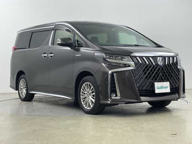 トヨタ アルファードハイブリット SR Cパッケージ 宮城県 2020(令2)年 6.2万km グラファイトM ・4WD/寒冷地仕様/・トヨタセーフティセンス/・プリクラッシュセーフティ/・ツインムーンルーフ/・JBLプレミアムサウンドシステム/・純正ディスプレイオーディオ  /・フルセグ/BT/USB/HDMI/・パノラミックビューモニター/・フリップダウンモニター/・両側パワースライドドア/・純正エンジンスターター/・前後ドライブレコーダー/・レーダークルーズコントロール/・デジタルインナーミラー/・ステアリングスイッチ/ヒーター/・シートヒーター/エアシート/・シートポジションメモリー/パワーシート/・ビルトインETC2.0/AC100V/・社外グリル/純正グリル積込有/・LEDヘッドライト/・BSM/RCTA