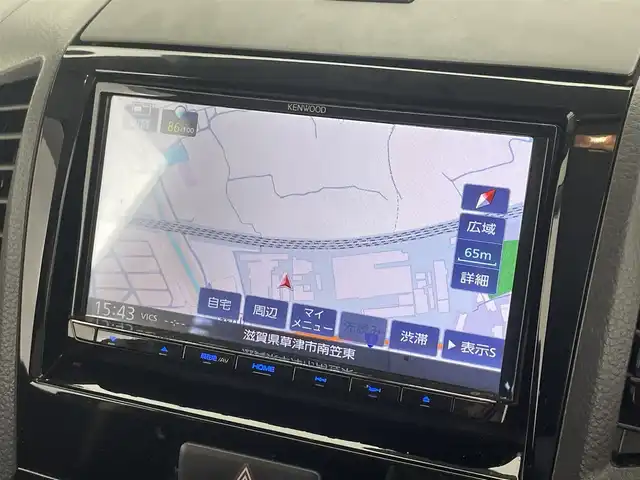 スズキ パレット ＳＷ XS 滋賀県 2012(平24)年 7.9万km ブルーイッシュブラックパール3 社外ナビ/CD/DVD/Bluetooth/フルセグテレビ/バックカメラ/片側パワースライドドア/HIDヘッドライト/オートライト/純正フロアマット/プッシュスタート /スマートキー/スペアキー