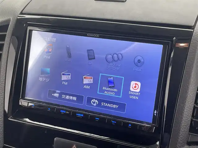 スズキ パレット ＳＷ XS 滋賀県 2012(平24)年 7.9万km ブルーイッシュブラックパール3 社外ナビ/CD/DVD/Bluetooth/フルセグテレビ/バックカメラ/片側パワースライドドア/HIDヘッドライト/オートライト/純正フロアマット/プッシュスタート /スマートキー/スペアキー
